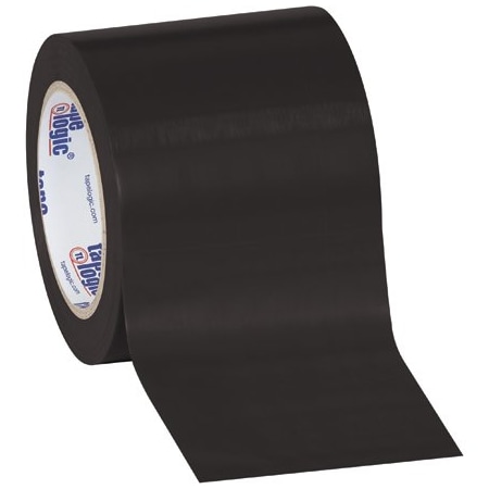 Tape Logic 4'' x 36 yds. Black Tape Logic Solid Vinyl Safety Tape, 12PK BUY00024510